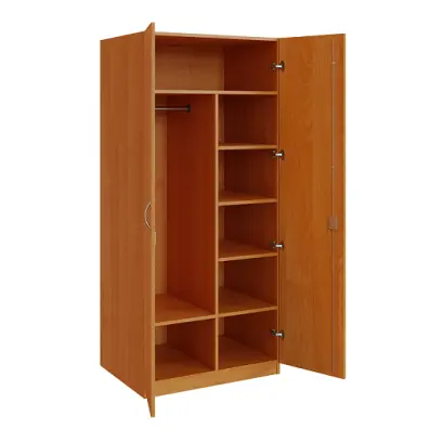 Q 23-80 skříň šatní, 2-dvéřová, 800x600x1800mm, olše jantar